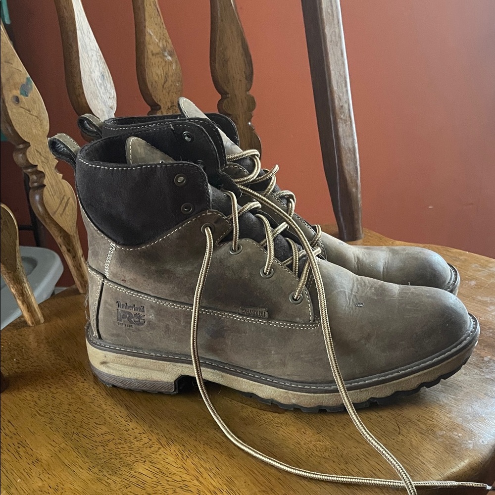 Timberland PRO Women’s Brown and Dark Brown Work Boots